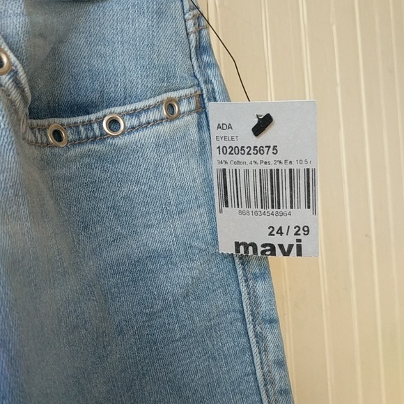 🧿 Mavi Jeans boyfriend medium wash distress 24 - Picture 6 of 8